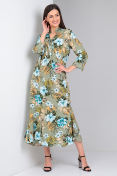 Платье Celentano lite 5001.1 оливковый - фото 2