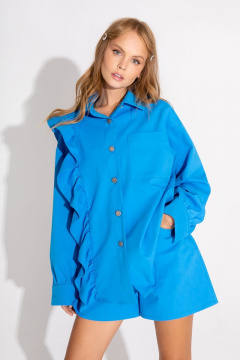 Рубашка PiRS 4604 голубой - фото 2