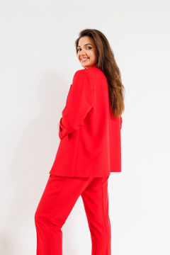 Брюки, жакет, топ SandyNa 130558 коралл - фото 5