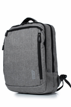 Серый текстильный рюкзак на два отделения с карманами и боковыми держателями Galanteya 39222.23с401к45 серый - фото 1