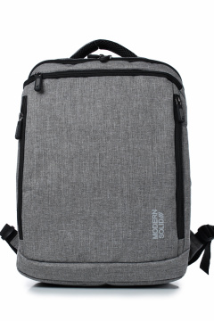Серый текстильный рюкзак на два отделения с карманами и боковыми держателями Galanteya 39222.23с401к45 серый - фото 2