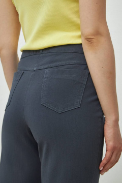 Зауженные хлопковые брюки длиной 7/8 с кокеткой Femme & Devur 9943 1.5F(164) - фото 4