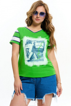 Шорты из джинса с карманами и регулируемой шириной AVE RARA 4089 - фото 1