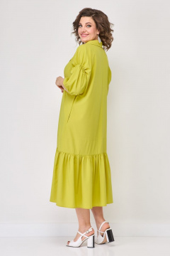 Яркое бохо-платье с пуговицами и карманами из текстиля Solomeya Lux 947G - фото 5