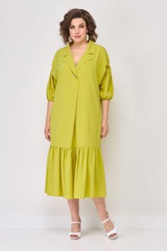 Яркое бохо-платье с пуговицами и карманами из текстиля Solomeya Lux 947G - фото 2