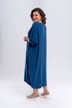 Демисезонное платье в стиле бохо из трикотажа Almirastyle 275 - фото 5