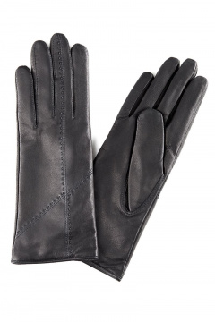Зимние перчатки из кожи и шерсти с шерстяной подкладкой ACCENT 857 черный - фото 1
