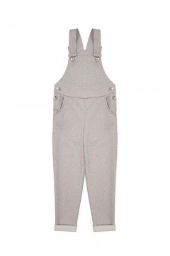 Полукомбинезон демисезонный из трикотажа и хлопка Bell Bimbo 172069 цветной меланж - фото 1