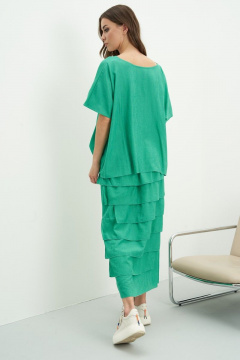 Блуза, юбка Fantazia Mod 4473 зеленый - фото 3