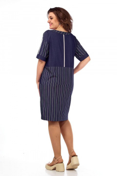 Платье Lady Style Classic 1550/3 темно-синий - фото 3