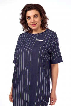 Платье Lady Style Classic 1550/3 темно-синий - фото 2