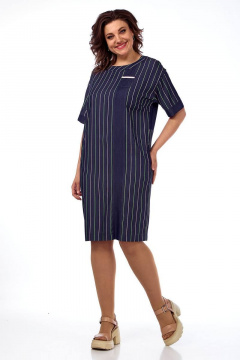 Платье Lady Style Classic 1550/3 темно-синий - фото 1