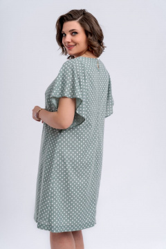 Платье на подкладке с разрезами и мяутным вырезом для торжеств и прогулок Almirastyle 273 - фото 5