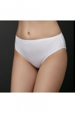 Трусы из эластичного трикотажного хлопка Verally 102-1 белый - фото 2