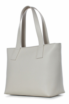 Модная экокожаная сумка с карманом и золотой фурнитурой Galanteya 423.23с465к45 бежевый_св. - фото 1