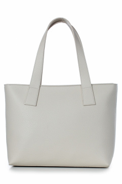 Модная экокожаная сумка с карманом и золотой фурнитурой Galanteya 423.23с465к45 бежевый_св. - фото 2