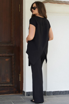 Блуза, брюки Andina city 9017 черный - фото 2