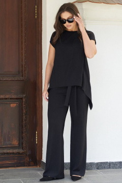 Блуза, брюки Andina city 9017 черный - фото 1