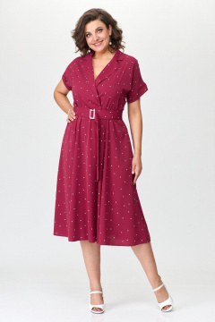 T&N 7407 вишня/мелкий_горошек