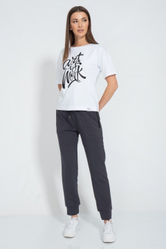 Футболка свободного кроя из хлопка для лета Kivviwear 4026.140 - фото 2