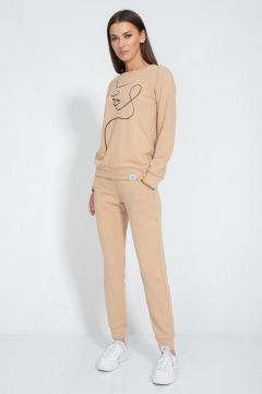 Костюм брюк и свитшота спортивный на каждый день Kivviwear 40484051.22 - фото 2