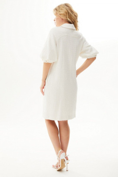 Платье Mislana С920 букле/бело-розовый - фото 4