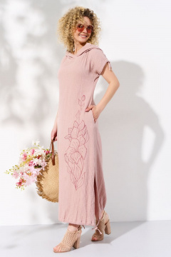 Летнее повседневное платье из хлопка Euromoda 425 - фото 1