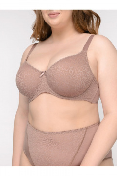 Бюстгальтер бесшовный с пуш-ап-вкладышами и кружеваем Milady 145 19.2 - фото 3
