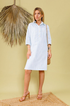 Платье NikVa 311-5 голубой - фото 5