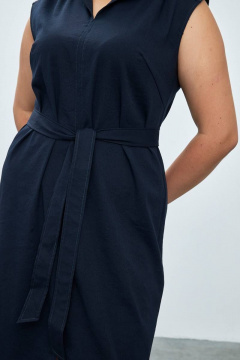 Синее летнее платье из вискозы для повседневной носки Femme & Devur 8304 2.36BF(170) - фото 4