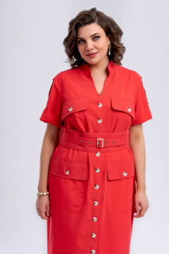 Летнее платье с заужением и оригинальными поясками Almirastyle 282 - фото 4