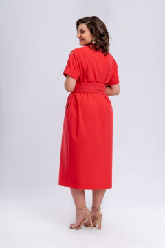 Летнее платье с заужением и оригинальными поясками Almirastyle 282 - фото 3