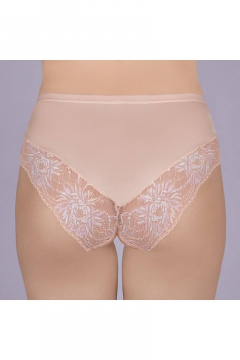 Трусы-слип из эластичного кружева и полотна с высокой посадкой Verally 1165-1 грейс - фото 2