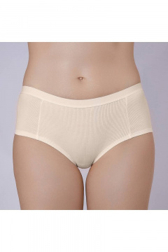 Бежевые брифы из хлопкового полотна Verally 1179-1 экрю - фото 1