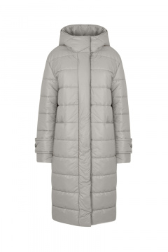 Пальто на каждый день из пальтовой ткани, демисезонное Elema 5-13059-1-170 светло-серый - фото 1