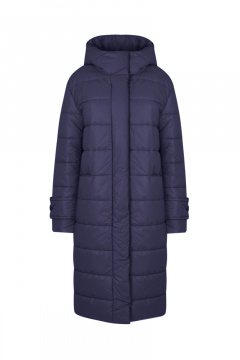 Пальто на каждый день из пальтовой ткани Elema 5-13059-1-170 сине-фиолетовый - фото 4