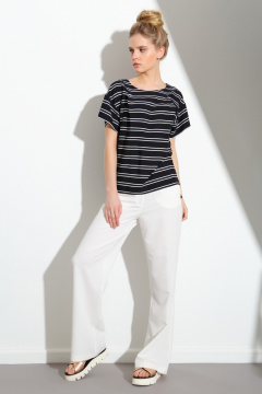 Блуза Nova Line 2666 полоска - фото 3