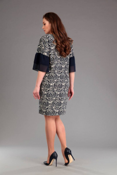 Летнее платье из текстиля с ярким мультитоном Liona Style 584 - фото 2