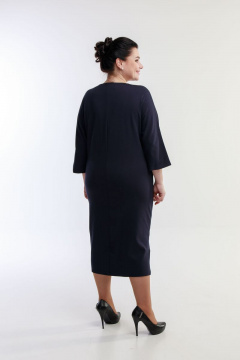 Демисезонное платье из текстиля с резным рукавом Belinga 1042 - фото 2