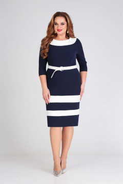 Lady Line 462 синий+белый