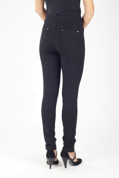 Джинсовые брюки зауженного силуэта на фигурном поясе Femme & Devur 1067 2.3F(164) - фото 2