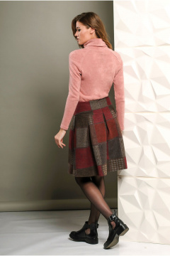 Водолазка демисезонная из трикотажа с воротником-стойкой Golden Valley 26254 розовый - фото 3