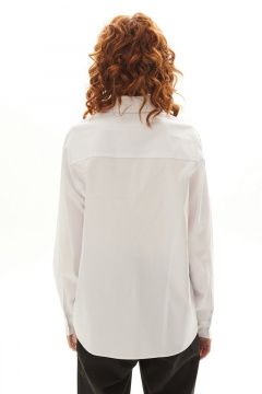 Рубашка деловая из хлопка с накладным карманом Golden Valley 2313 белый - фото 5