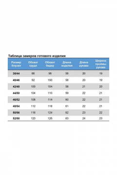 Летняя женская блуза из вискозы с пестрым дизайном Nika.PL 010303 пальма - фото 3