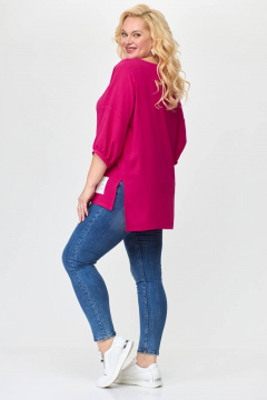 Блуза Abbi 4006 фуксия - фото 4