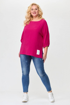 Блуза Abbi 4006 фуксия - фото 3