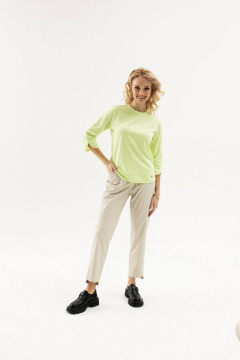 Летний яркий зеленый джемпер с фигурным низом Femme & Devur 30824 1.15F(170) - фото 2