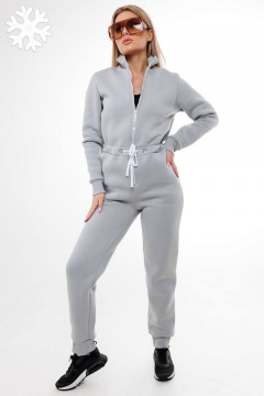 Комбинезон приталенный из футера с начесом для активного отдыха GO F6001/29-01.164-170 - фото 1