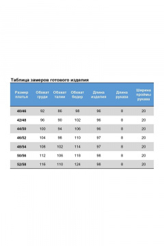 Платье полуприлегающего силуэта с круглым вырезом и расцветками Nika.PL 04031 ярко-розовый - фото 2