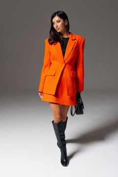 Миниатюрная деловая юбка с застежкой 45 см ANNETE A426 - фото 1